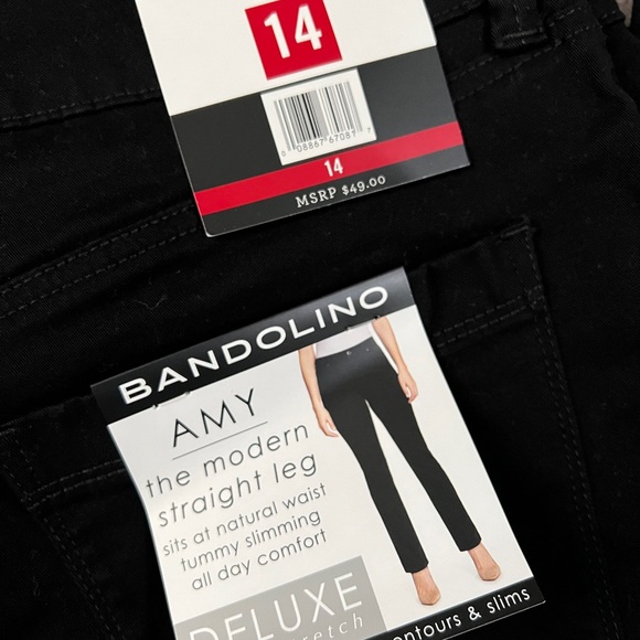 Bandolino Jeans Nwt Bandolino Amy Black Jeans Poshmark